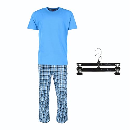 Hanes Men's Hanes Men's Big and Tall Tee and Woven Pajama Pants Set
