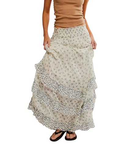 Free People Women's Brynn Printed Maxi Skirt