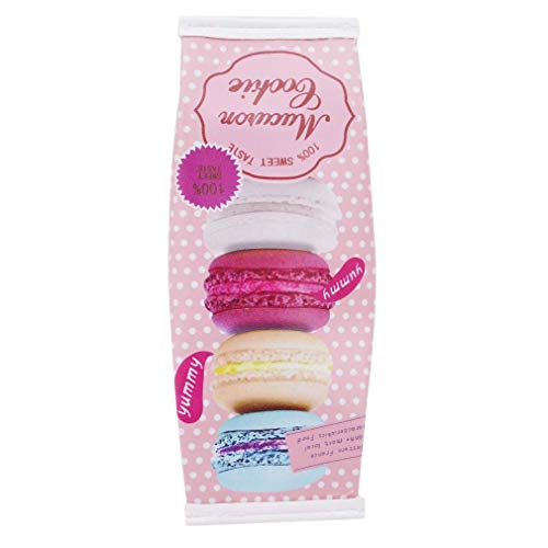 Preisvergleich Produktbild MOPKJH Mäppchen Schreibwaren-Beutel wasserdichte Lunchpaket Süße Geldbörse wasserdichte Digitale Aufbewahrungstasche Macaron pink