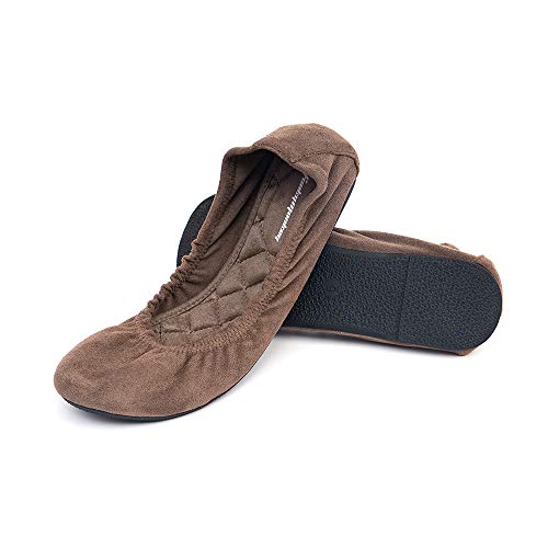 FUNKYMONKEY Women's Ballet Flats Soft Round Toe Comfortable Shoes