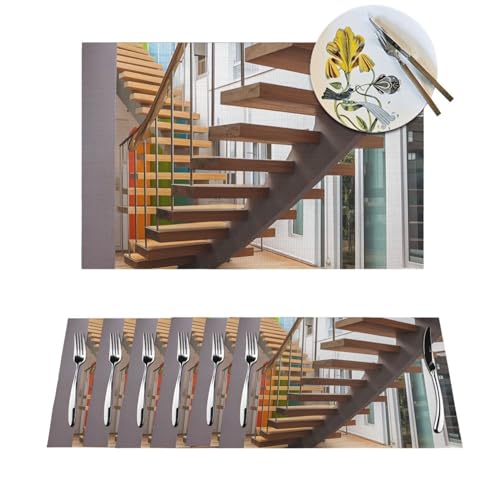 Sets de table tissés haut de gamme durables pour maison et réception