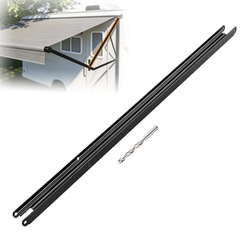 Talspity 404523 RV Awning Inner Drive Arm 49 Compatible with Solera Regal 63 Awning Arm Assemblies Black Aluminum Rail Anti-Rust Powder-Coated