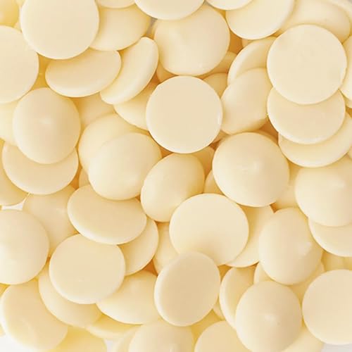 Merckens White Chocolate Melting Wafers 5 lb By The Cup Bag for Chocolate Fountain, Fondue Sets, Molds and More