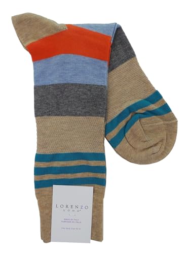 Top Stripe Cotton Blend Socks
