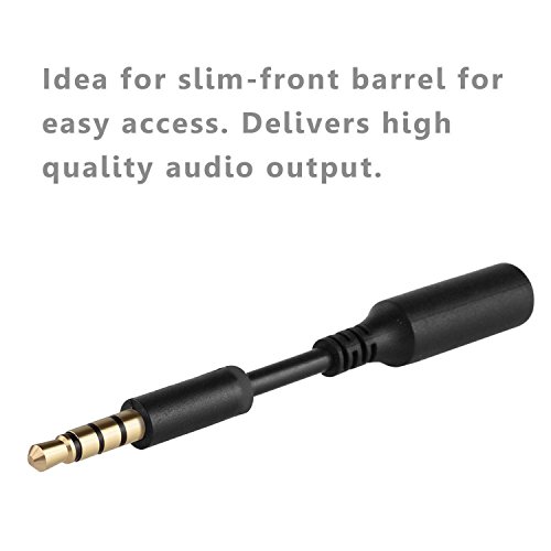 image for Accessonico 3 Pack Headset Audio Jack Extender, 3.5mm Headphone AUX Ex