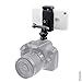 CamKix Hot Shoe Mount Adapter Kit Compatible with Phone, Action Cam to The Flash Mount of Your DSLR Camera - Record Your Photo Shoot or use Phone Apps for Lighting