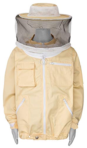 Germerott Bienentechnik Imkerschutzjacke für Kinder Sun mit abnehmbarem Schleier (110/116) Cover