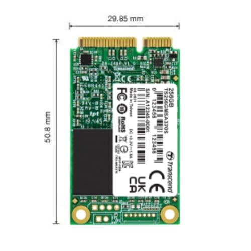 Image of Transcend MSA370 128GB SATA III Internal Solid State Drive (TS128GMSA370)