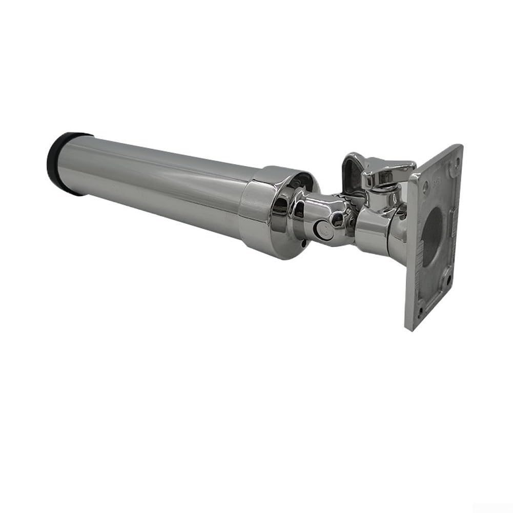 Supporto per canna da pesca regolabile in acciaio inossidabile 316 per barca nautica per kayak canoa rafting sport acquatici argento