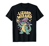 Gecko Lizard Wizard Funny Meme Cartoon Magic Humor