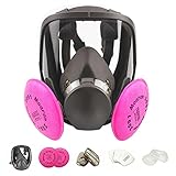 Full Face Cover, Organic Vapor Gas Cover, Wide Field of View Lightweight, Widely Used in Painting,...