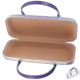 PHENOFICE Pu Leder Brillenetui mit Cartoon Design Robustes Hardcase für Portable Brillenbox zum Schutz von Sonnenbrillen und Brillenrahmen