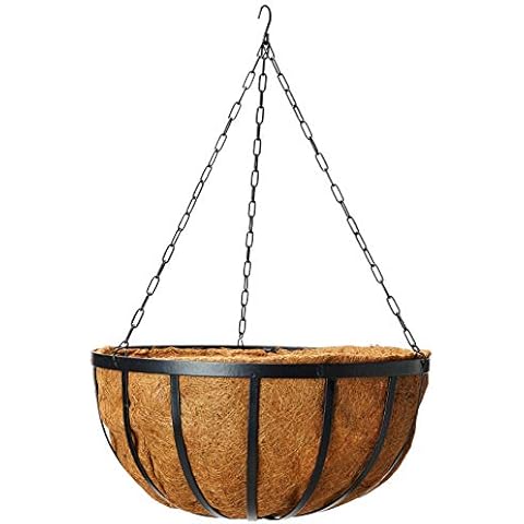 Arcadia Garden Products Solstice Round Hanging Basket Planter Cover