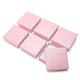 MESHA Jewelry Gift Boxes Upgrade 3.5x3.5x1.25 (Pink)