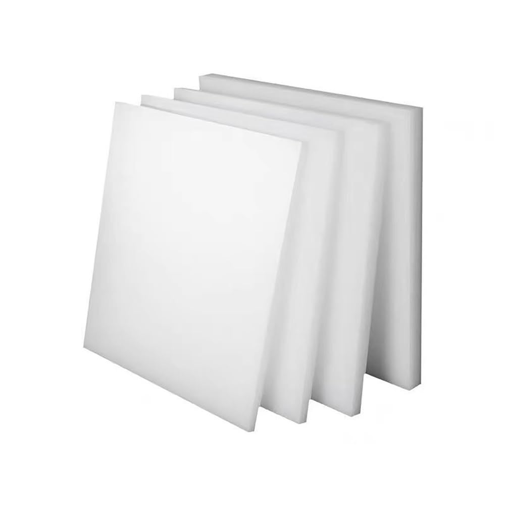 Láminas de plástico blanco, Los PP blancos cubren el paquete de 3 tamaños múltiples la resistencia impacto for corte industrial(200x200x6mm)