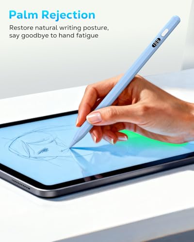 Stylet pour iPad compatible Pro Air Mini avec affichage batterie LED