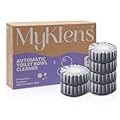 MyKlens Toilet Bowl Cleaner Tablets, Automatic Toilet Bowl Cleaners, Long-Lasting Toilet Tabs Drop in Tank for Deodorizing & Descaling, Purple, 6 Packs