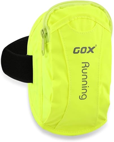 GOX Brazalete de teléfono para correr, resistente al sudor, bolsa de brazo, gimnasio, fitness, teléfono celular, soporte para llaves para iPhone Xs