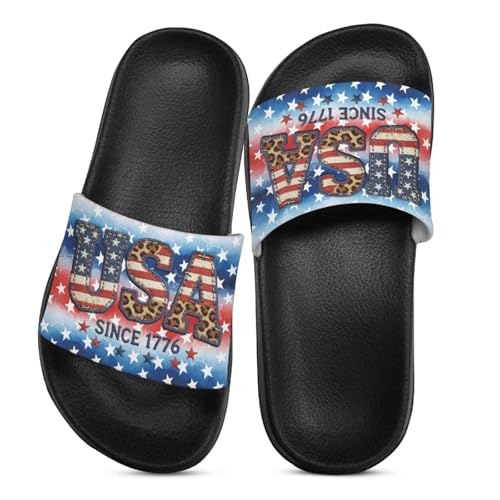 Image of Slides for Boys Girls Quick Drying Kids Slides Sandals Non-Slip
