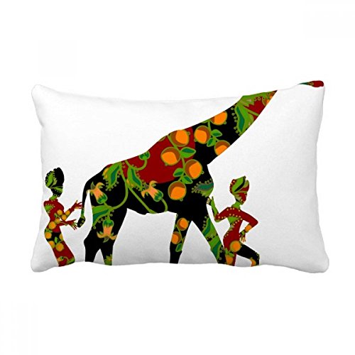 Soulager dos canapé avec coussin lombaire décoratif imprimé africain 16x24 pouces