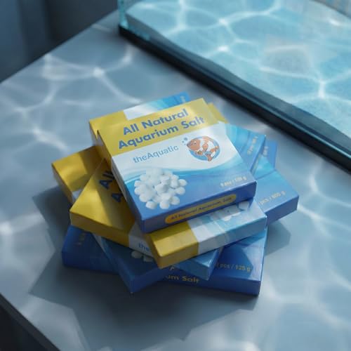 Image of Premium Aquarium Salt, Aquarium Salt Freshwater Tablets for Aquarium Water Treatments Essential Supplies (9 Tablets)