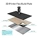 HIKUDIY 2 PCS Resin 3D Printer Flex Build Plate, Spring Steel Flexible Plate Flex Bed and Magnetic Base Platform for ELEGOO Mars 5/Mars 5 Ultra/Mars 4 LCD/Mars 4 Ultra LCD/DLP 3D Printer, 160x96mm