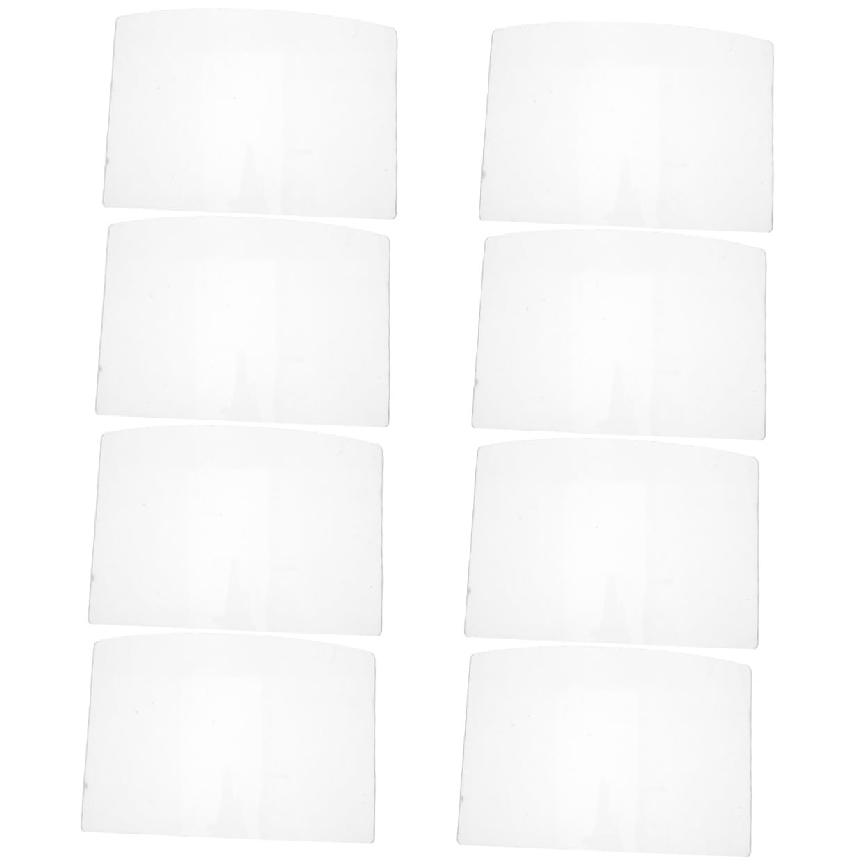 OKUMEYR 8pcs Sandblasting Hood Protective Lens Outdoor Protective Mask Lens for Sanding Grinding Versatile Cap Screen for Work Scenarios Lightweight for Comfort
