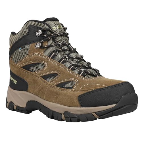HI-TEC Yosemite Men's Waterproof Hiking Boots - Dark Green, 10.5 Medium