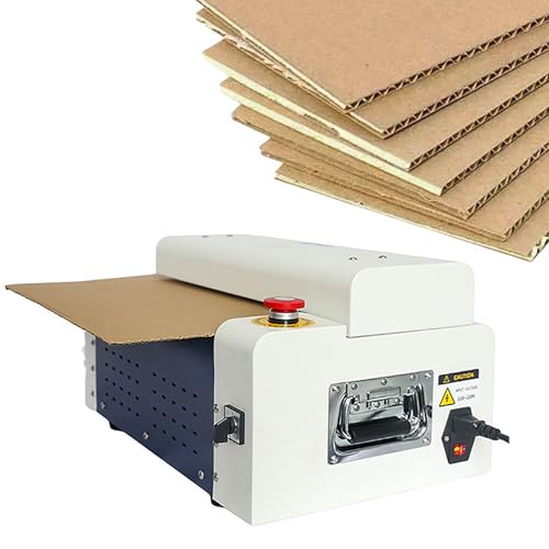 ZHJOPP Trituradora de Papel, máquina de llenado de envases de Nido de Abeja, trituradora de cartón, máquina cortadora de cartón de desecho y cortadora de Tiras (425MM)