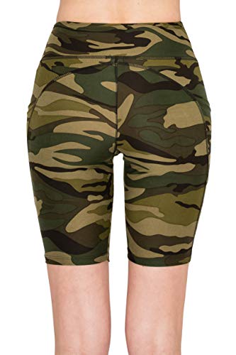 Image of ALWAYS Women's High Waist Bike Shorts - Athletic Workout Tummy Control Stretch Running Yoga Pants