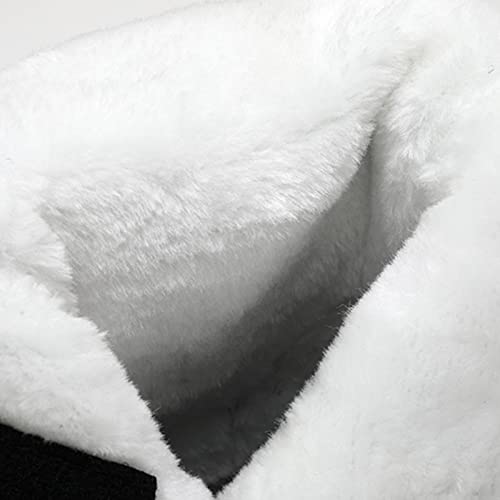 Children's Shoes Camouflage Snow Boots Girls Boys Outdoor Boots Waterproof Non Slip Winter Plush Lined Snow Boots (Black, 8-9 Years)4