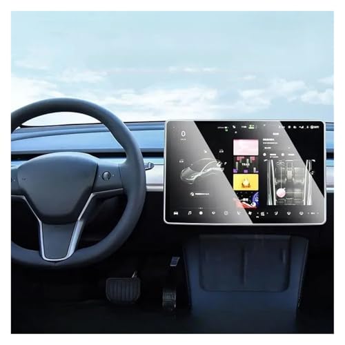 Film verre d'écran contrôle central Tesla protection anti-rayures et chocs