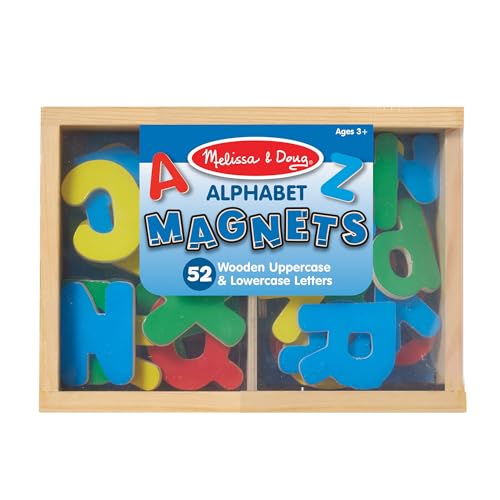 Melissa & Doug 448 52 Wooden Alphabet Magnets In A Box thumb #2