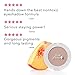 100% PURE Pressed Powder Eye Shadow (Fruit Pigmented), Flax Seed, Shimmer Eyeshadow, Buildable Pigment, Easy to Apply, Natural Makeup (Soft Neutral Matte Nude) - 0.07 oz