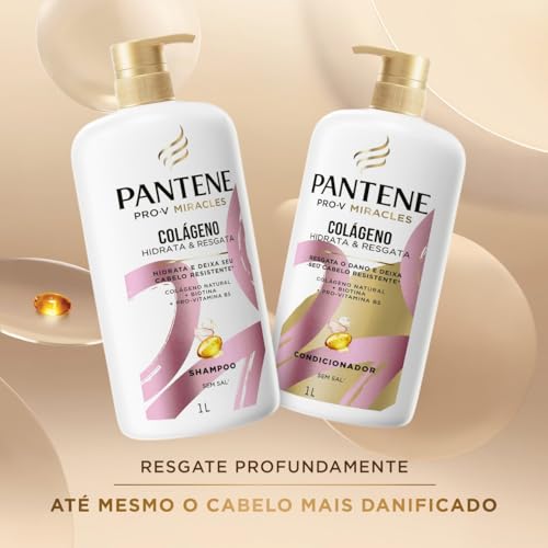 Pantene PRO-V Miracles Shampoo Colágeno 1L