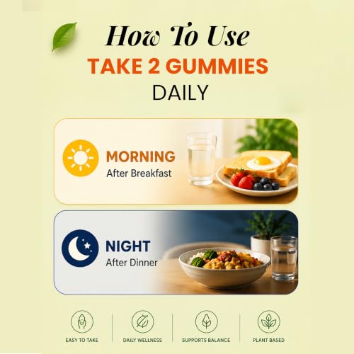 Image of Gut and Beyond Vegan Omega-3 Gummies 60 Count | ALA and DHA from Sea Buckthorn | Fish Oil Alternative | Heart, Brain, Skin and Joint Support | Coffee Flavour