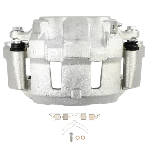 Image of SCITOO 18B4688 Front Right Disc Brake Caliper w /Bracket Fit For Ford For Excursion 2000,For Ford For F-250 Super Duty 1999-2000,For Ford For F-350 Super Duty 1999-2000, Double Pistons