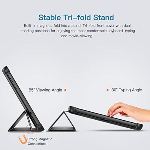 TiMOVO Case for Lenovo Tab M8 HD TB-8505F 2019 Release/Tab M8 FHD - Ultra Lightweight Slim Smart Folding Cover Case Fit Lenovo Tab M8 HD TB-8505F / Tab M8 FHD TB-8705F ONLY - Black
