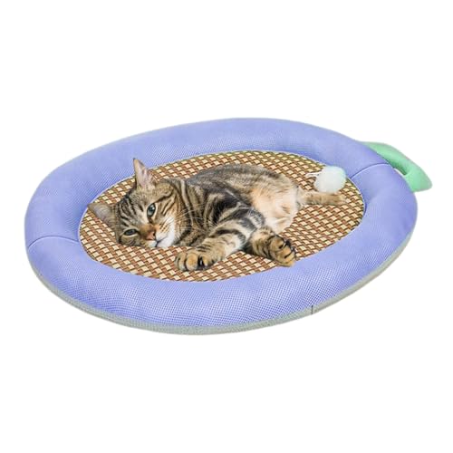 冷却犬用マット - 室内猫 ひんやり 寝床 | 噛み防止 耐久性 ケージ・旅行用 子犬 猫 リラックスベット