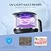 GYNHD Ultrasonic Retainer Cleaner Machine - 45kHz Ultrasonic Jewelry Cleaner - 200ML Mouth Guard & Denture Cleaner Pod - 5 Modes with Digital Timer - Upgrade Water Bottle Design