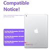 HOTLIFE Case with Keyboard for iPad 10.2,Touch Trackpad Keyboard Case for iPad 9th Generation/8th/7th Gen, 10 Corlor Backlit - 360 Rotatable Protective Cover with Pencil Holder (Deep Purple)