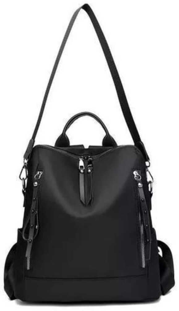 Small 15 LLaptop Backpack PU Leather Stylish School/COLLEGE/TUTION Bag For Girls-image-20