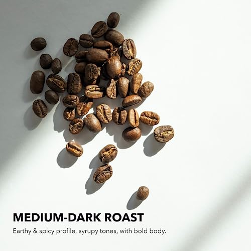 Angora Coffee Roasters, Low Acid, Medium - Dark Roast, Specialty Whole Bean Coffee, Indonesia, Single Origin - Fortis 12 Ounce Bag With Taste Notes Of Dark Chocolate, Vanilla, Dried Cherry #TOP3