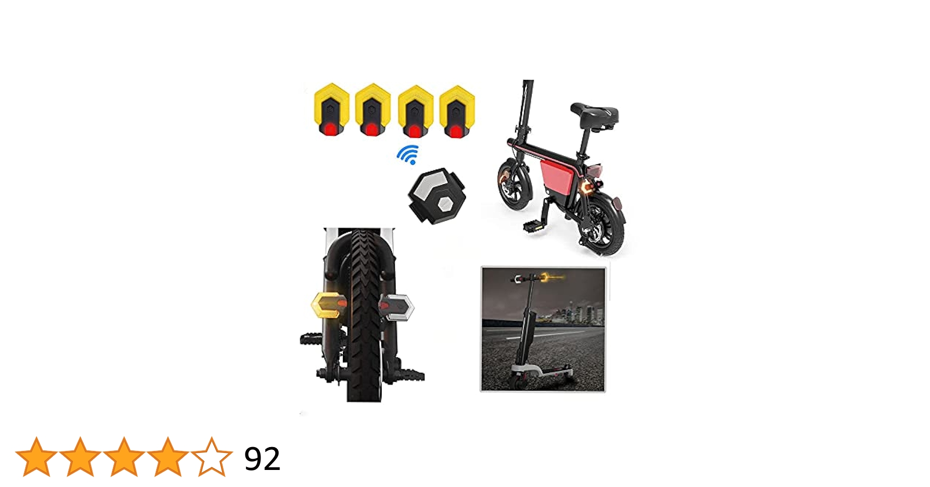 Carry Bright スマートウインカー ワイヤレスウインカー　ターンライト Amazon | CarryBright リモコン ウィンカー前後ライト LED方向