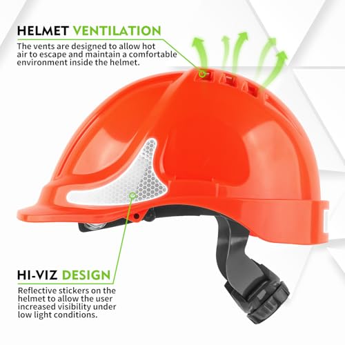 Image of GREEN DEVIL Chainsaw Safety Protective Helmet Forestry Helmet with Build-in Visor Mesh Face Shield Ear Muffs 4 in 1 Ideal for Arborist Tree Work DIY Outdoor Logging Hard hat