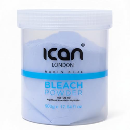 Dust Free Rapid Blue Powder Bleach Hair Lightener 500gram