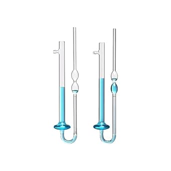 0.4mm-4mm Laboratory Glass Capillary Viscometer for Accurate Viscosity Measurement of Petroleum and Lubricating Oils0.8mm
