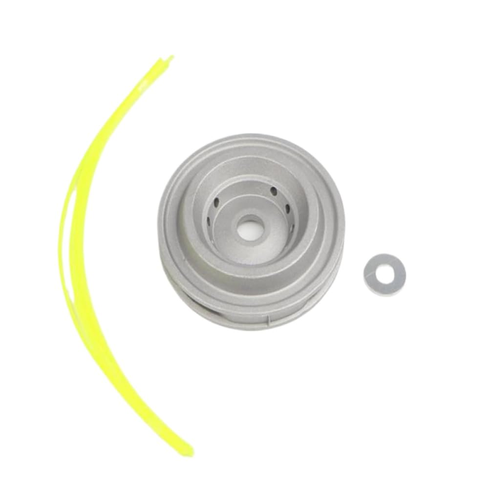 Tête de débroussailleuse en aluminium universelle avec 4 fils et outils brosse Compatible With