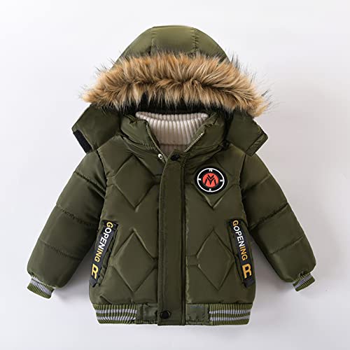 YHEGHT Children Winter Boy Jacket Coat Hooded Coat Fashion Kids Warm Clothes Jacket Boys Coat&Jacket