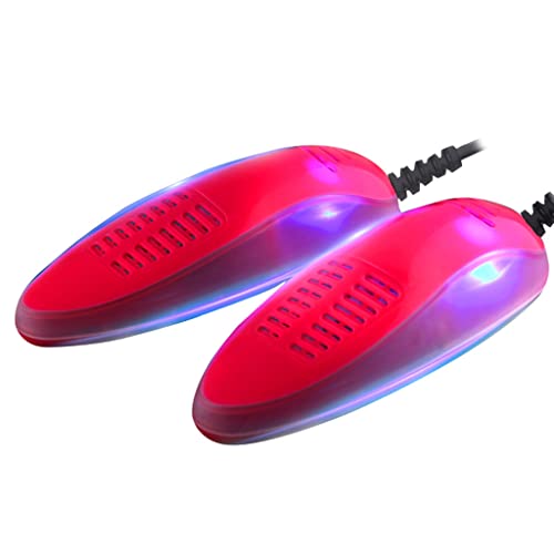 Secador de zapatos y calentador con luz violeta rojo